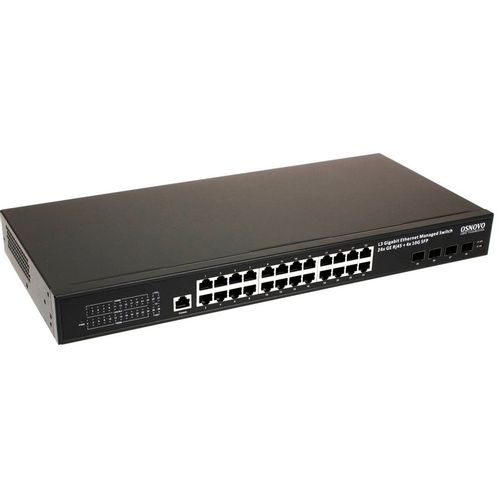 Коммутатор OSNOVO SW-24G4X-2L, управляемый, 25 — цена и наличие Коммутатор OSNOVO SW-24G4X-2L, управляемый, 25
