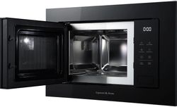 Встраиваемая микроволновая печь ZIGMUND & SHTAIN BMO 26 B, 20л, 800Вт, черный