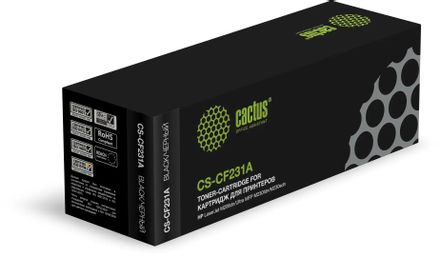 Картридж Cactus CS-CF231A, CF231A, черный / CS-CF231A