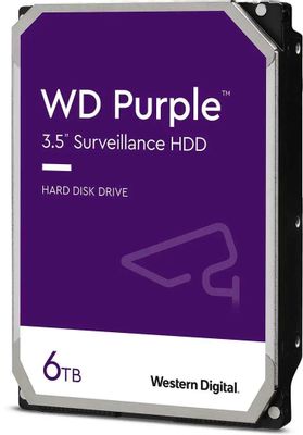 Жесткий диск WD Purple WD62PURZ,  6ТБ,  HDD,  SATA III,  3.5"