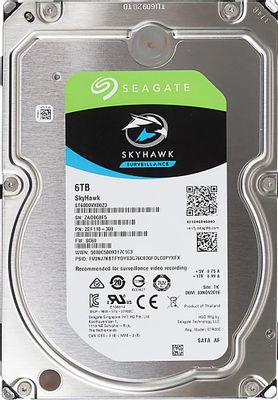 Жесткий диск Seagate Skyhawk ST6000VX0023,  6ТБ,  HDD,  SATA III,  3.5"
