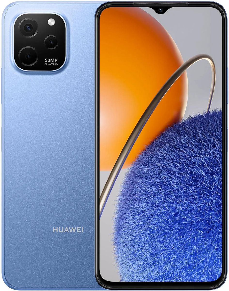 Смартфон Huawei nova Y61 4/64Gb, синий – купить в Ситилинк | 1892222