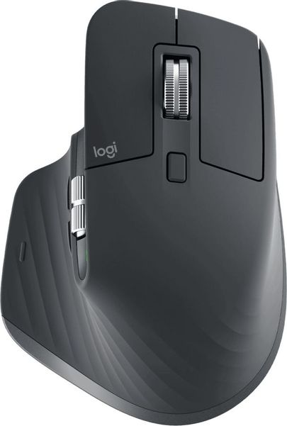 Мышь Logitech MX Master 3S, оптическая, беспроводная, USB, графитовый [910-006559]