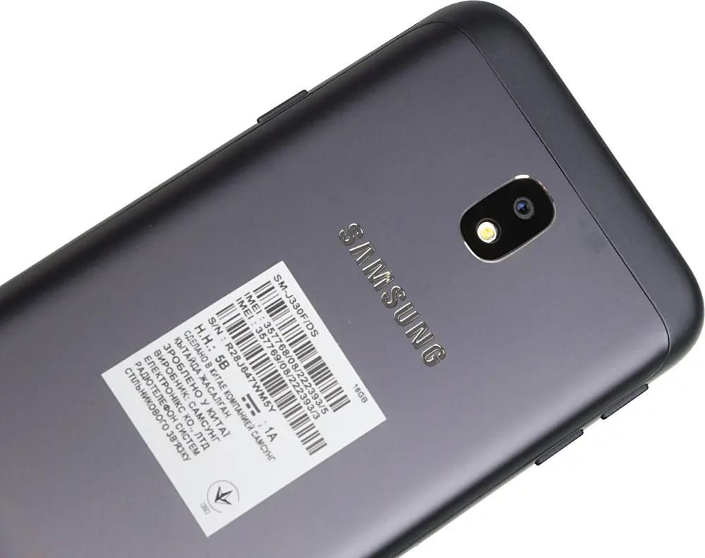 Характеристики Смартфон Samsung Galaxy J3 (2017) 16Gb, SM-J330F, черный  (482767) смотреть в СИТИЛИНК