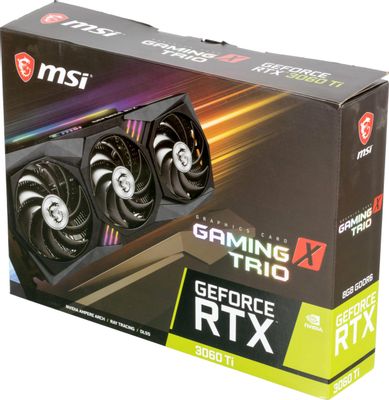 MSI NVIDIA GeForce RTX 3060Ti RTX 3060 Ti GAMING X TRIO 8ГБ GDDR6