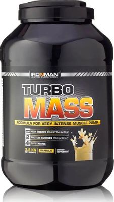 Характеристики Гейнер IRONMAN Turbo Mass, порошок , 2.8кг, ваниль ...