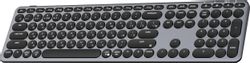 Клавиатура KEYCHRON B5P-K1-RU, беспроводная, ножничная, заводское нанесение кириллицы, темно-серый