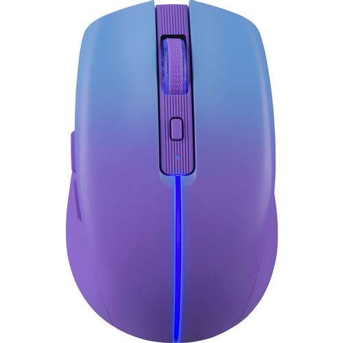 Мышь беспроводная Defender Mystery MM-301, игровая, Bluetooth/Радио, оптическая, USB, 1600dpi, фиолетовый [52301]