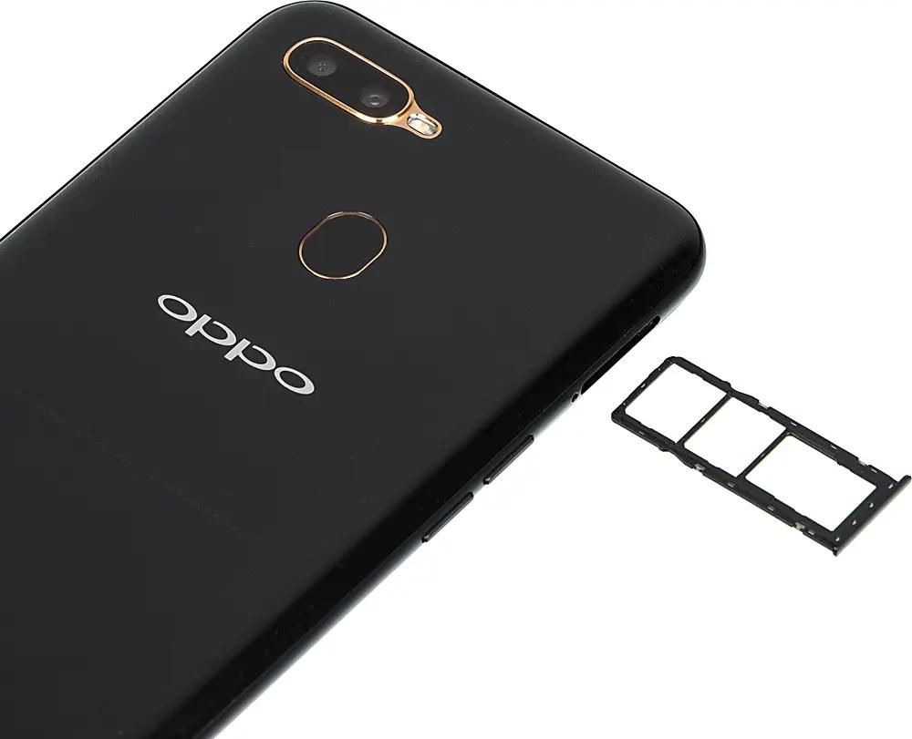 Характеристики Смартфон OPPO A5s 32Gb, CPH1909, черный (1189753) смотреть в  СИТИЛИНК