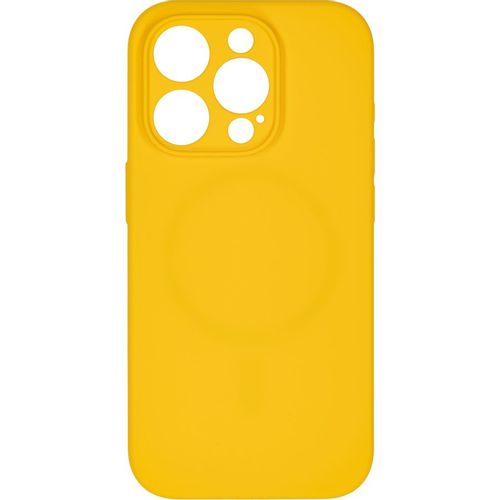 Чехол (клип-кейс) ZIBELINO Hard Case, для Apple iPhone 15 Pro, желтый [zhc-apl-15-pro-ms-cam-yel]