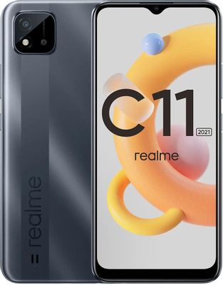 Смартфон REALME C11 2021 2/32Gb,  серый