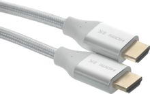 Изображение товара Кабель аудио-видео Cactus CS-HDMI.2.1-1.8,  HDMI (m) -  HDMI (m),  ver 2.1,  1.8м, GOLD,  серебристый