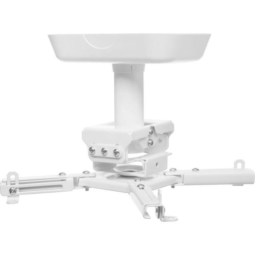 Кронштейн для проектора Cactus CS-PROF011S-WT, до 45кг, потолочный, поворот и наклон, белый