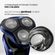 Электробритва Polaris PMR 0309RC wet/dry PRO 5 blades+, синий и черный ...