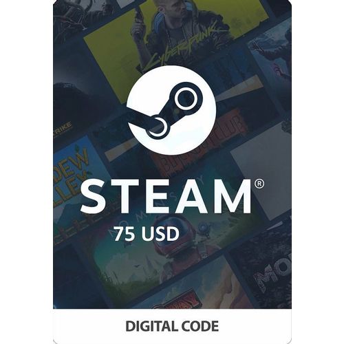 Пополнение игровой валюты STEAM 75 USD, регион: США