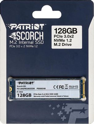 SSD Patriot Scorch PS128GPM280SSDR 128 M.2 2280 PCIe x2 NVMe 1067338