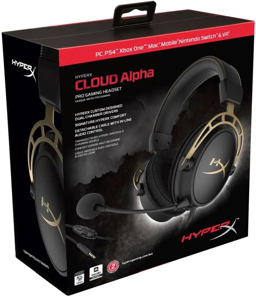 Hyperx cloud alpha gold new arrivals