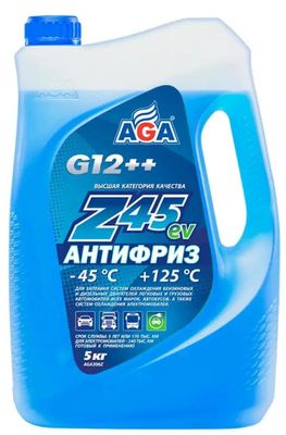Антифриз Aga AGA306Z G12++ синий 4.73л 5кг – купить в Ситилинк | 1781198