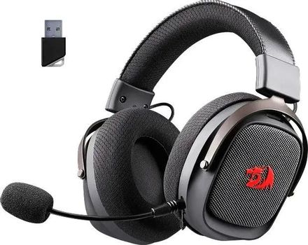 Гарнитура игровая Redragon Ushi Pro 7.1,  для компьютера и игровых консолей, накладные,  Bluetooth/USB, черный [73019]