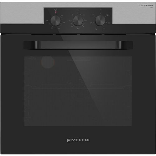 Духовой шкаф электрический MEFERI Light MEO606IX, 65л, дверца с 2 стеклами, серебристый/нержавеющая сталь