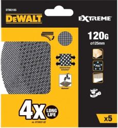 Круг шлифовальный DeWALT DTM3105-QZ, 125мм, универсальный