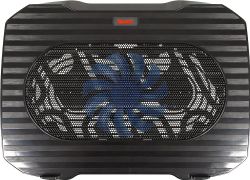 Подставка для ноутбука Buro BU-LCP156-B114, 15.6", 357х265х33 мм, 1хUSB, вентиляторы 1 х 140 мм, 345г, черный