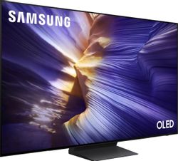 65" Телевизор Samsung QE65S90FAEXRU OLED, 4K Ultra HD, СМАРТ ТВ, Tizen OS, черный графит