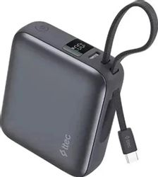 Изображение товара Внешний аккумулятор (Power Bank) TTEC ReCharger Mini LCD,  10000мAч,  серый [2bb232gr]