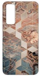 Чехол (клип-кейс) GRESSO Air, для Vivo Y53s 4G, золотистый/синий