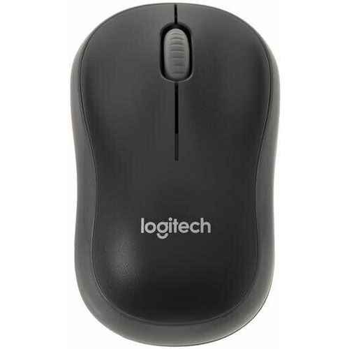 Мышь беспроводная Logitech M186, радио, оптическая, USB, 1000dpi, черный и серый [910-004131]