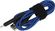 Изображение товара Кабель BORASCO Fishbone,  Lightning (m) -  USB (m),  1м,  3A,  синий [38509]