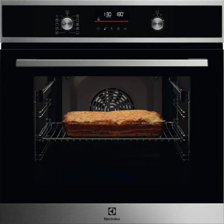 Духовой шкаф электрический Electrolux EOF6P76BX,  65л,  дверца с 3 стеклами,  черный/нержавеющая сталь