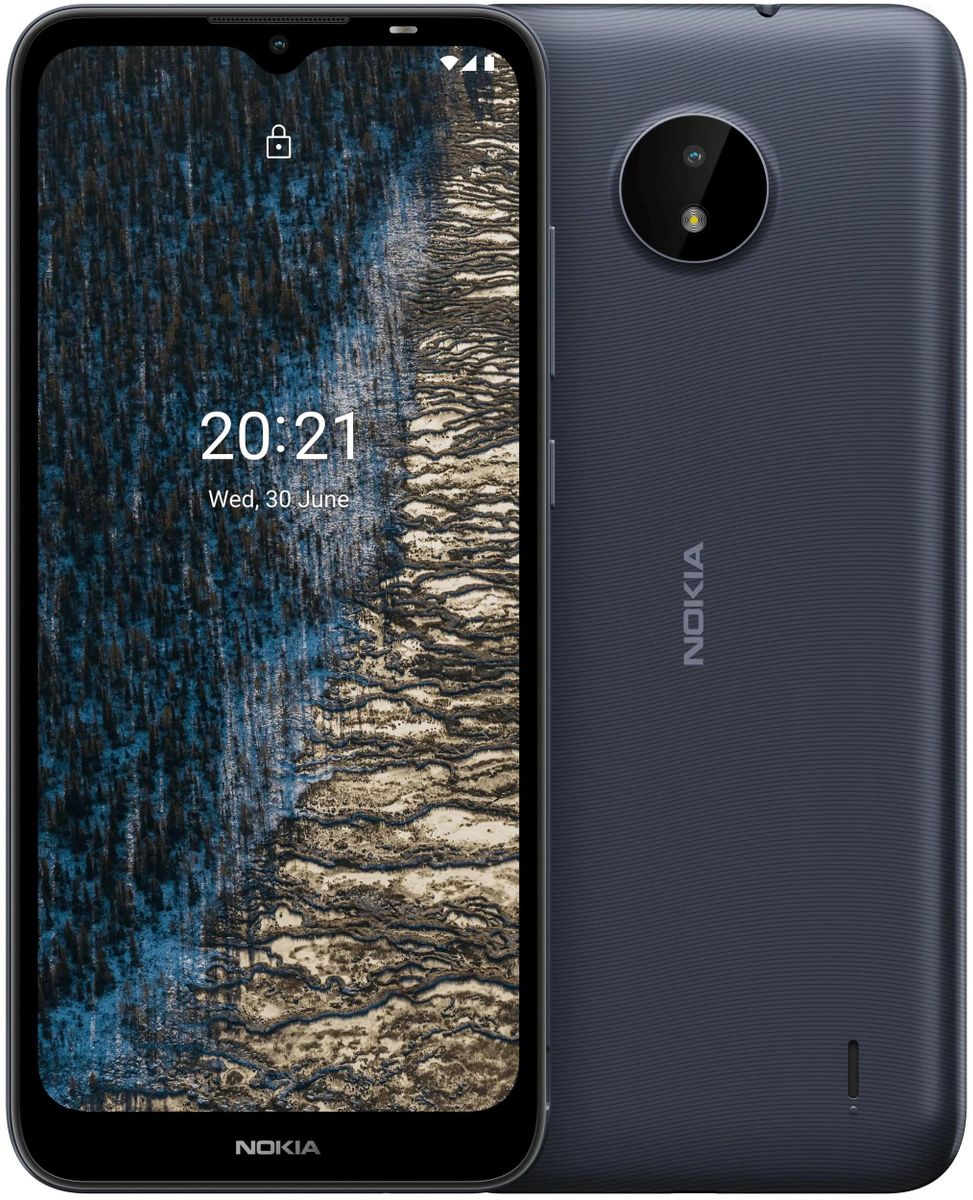 Характеристики Смартфон Nokia C20 DS 2/16 GB, синий (1549907) смотреть в  СИТИЛИНК