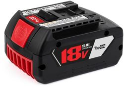 Батарея аккумуляторная для Bosch TopON TOP-PTGD-BOS-18-5.0L, 18В, 5Ач, Li-Ion