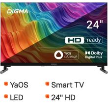 Изображение товара 24" Телевизор Digma DM-LED24SBB32, HD, SMART TV