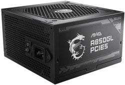 Изображение товара Блок питания MSI MAG A850GL PCIE5,  850Вт,  80 PLUS GOLD,  120мм, черный, retail [306-7zp8a11-ce0]