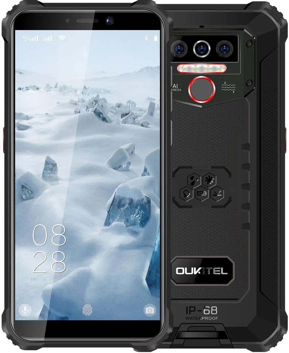 Характеристики Смартфон OUKITEL WP5 Pro IP68, черный (1722940) смотреть в  СИТИЛИНК