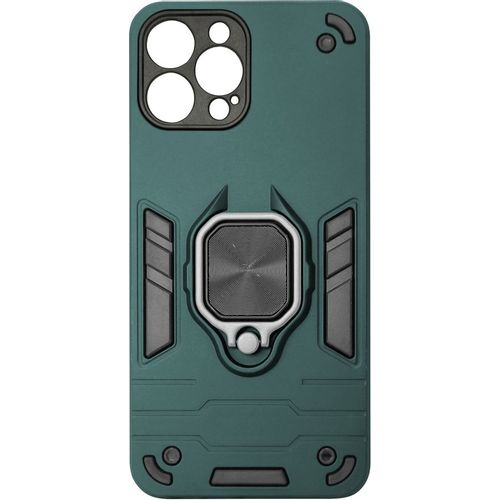 Чехол (клип-кейс) BORASCO Anti-Shock case, для Apple iPhone 16 Pro, противоударный, зеленый опал [74532]