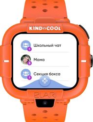 Смарт-часы ELARI Маша и Медведь,  1.76",  с SIM,  оранжевый