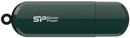 Флешка USB Silicon Power LuxMini 320 16ГБ, USB2.0, зеленый [sp016gbuf2320v1n]