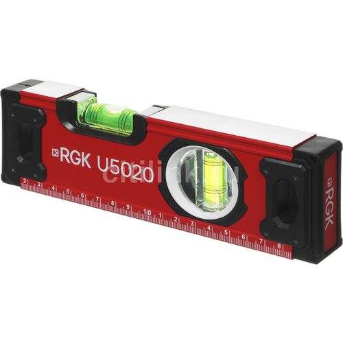 Уровень пузырьковый RGK U5020 магнитный, глазков: 2шт