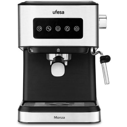 Кофеварка UFESA Monza, рожковая, черный /серебристый