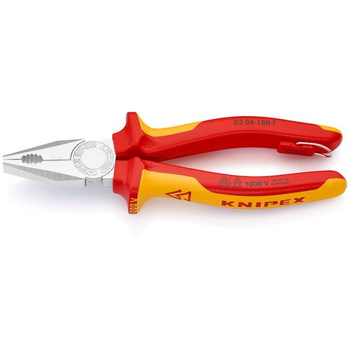 Плоскогубцы KNIPEX KN-0306180T, 180мм