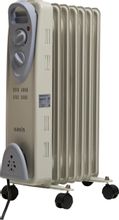 Масляный радиатор OASIS US-10, с терморегулятором, 5 секций, 3 режима, серый