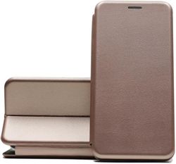 Чехол (флип-кейс) PERO WM-0574-RG, для Samsung Galaxy S24 FE, розовое золото