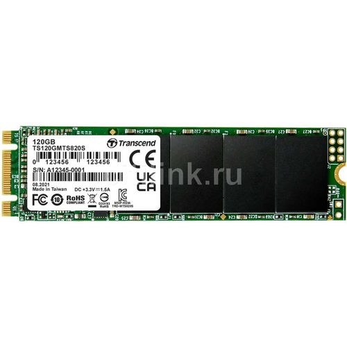 120ГБ SSD накопитель Transcend 820S M.2 2280, SATA III, M.2 [ts120gmts820s]