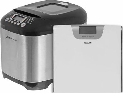 Характеристики Хлебопечь Scarlett SL-1525 + SC-213, серебристый (702787 ...