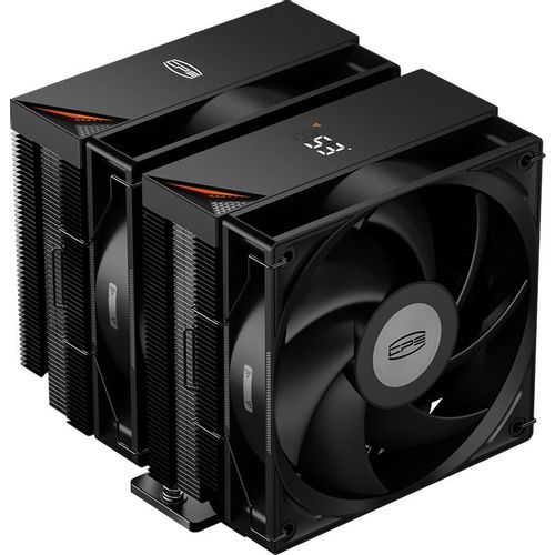 Устройство охлаждения (кулер) PCCOOLER RT620 Digital, LCD, 4-pin, 120мм, черный, retail [rt620-bknwyl-gl]