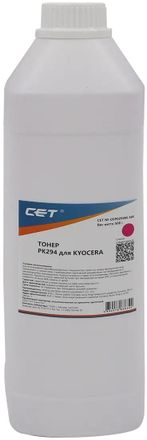 Тонер CET PK294, для Kyocera Ecosys M5521cdn/M5526cdw/M6630cidn/P5021cdn/P5026cdn/P6230cdn, пурпурный, 500грамм, бутылка