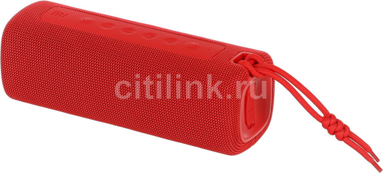 Колонка портативная Xiaomi Mi Portable Bluetooth Speaker (16W) Red GL, 16Вт, красный [qbh4242gl]